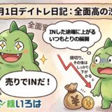 【デイトレ日記】全面高の祭りで独り『逆神』の舞。三井E&Sとフジクラに弄ばれた養分の末路